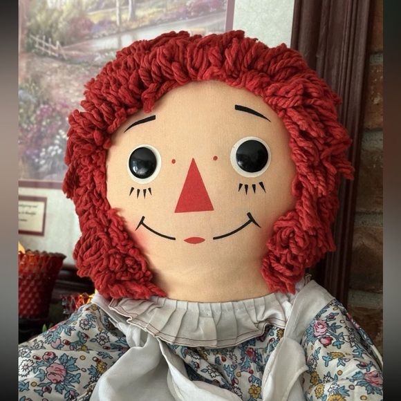 Rare Vintage 1960's The Original Knickerbocker 32" Raggedy Ann Doll - Picture 5 of 11